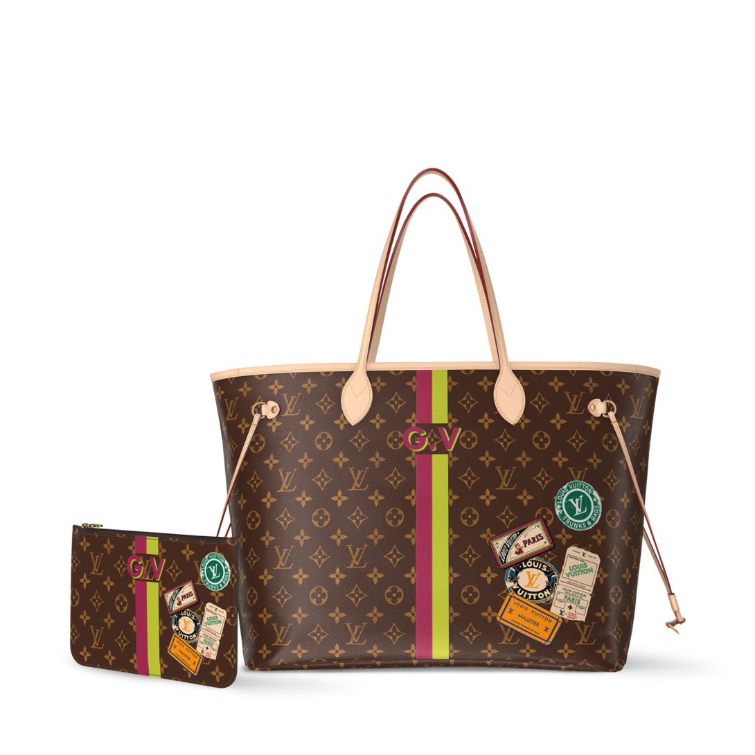 Neverfull GM Mon Monogram Monogram Canvas - Personalization